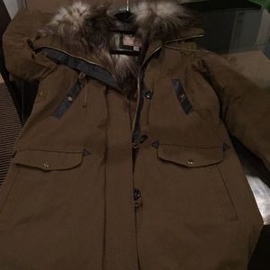 Bagatelle Heritage Faux Fur Anorak Jacket
